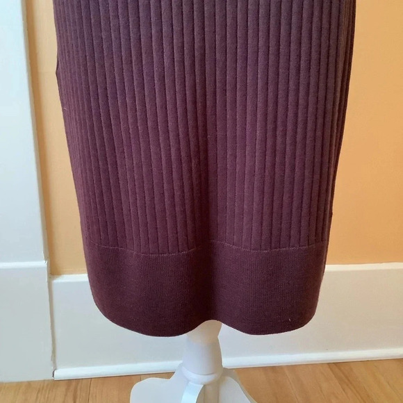 UNIQLO JIL SANDER Maroon Wool Sweater Dress Size M - Picture 8 of 16